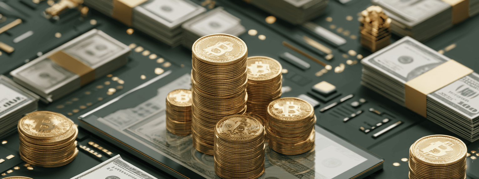 Financial growth concept